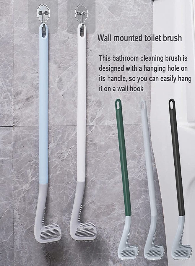 SPRADE Golf Shape Toilet Cleaner Brush & Magic Sticker Holder, Slim Holder Anti-drip Set for Bathroom Cleaning and Sink Cleaner 2 PSC - Image 3